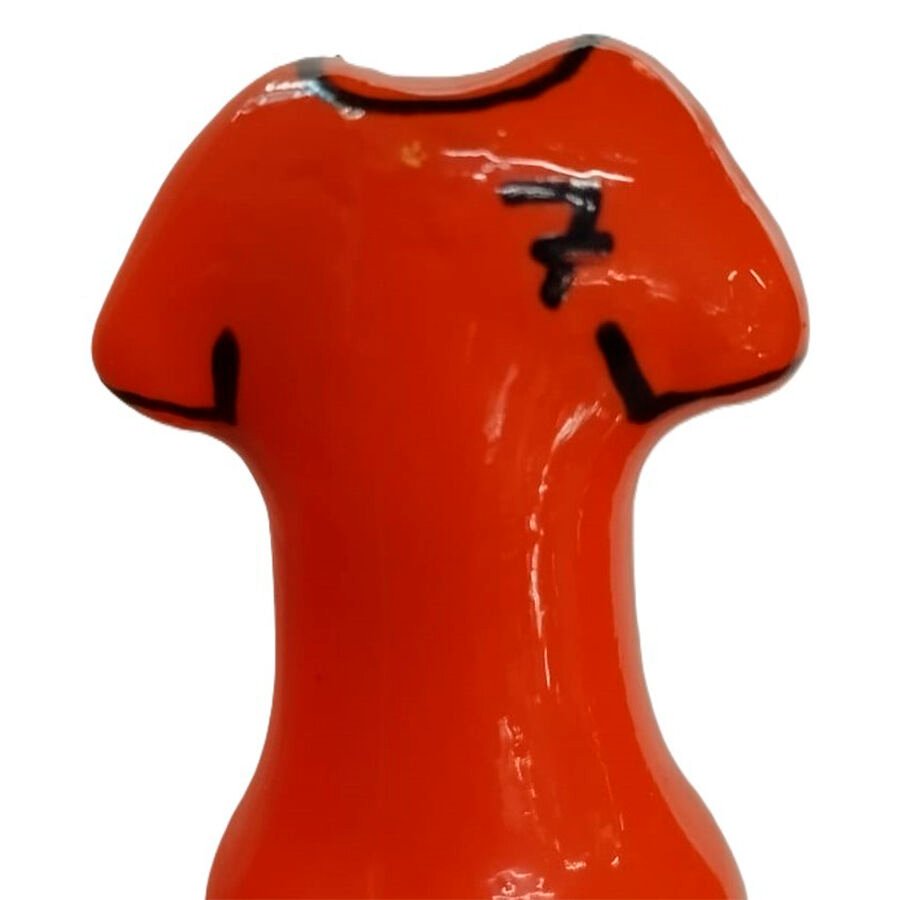Comprar Condomerie - Preservativo Decorativo Pintado A Mano Camisa Naranja