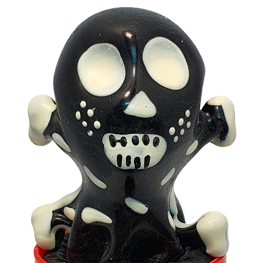 Comprar Condomerie - Preservativo Decorativo Pintado A Mano Calavera Negra Modelo 2