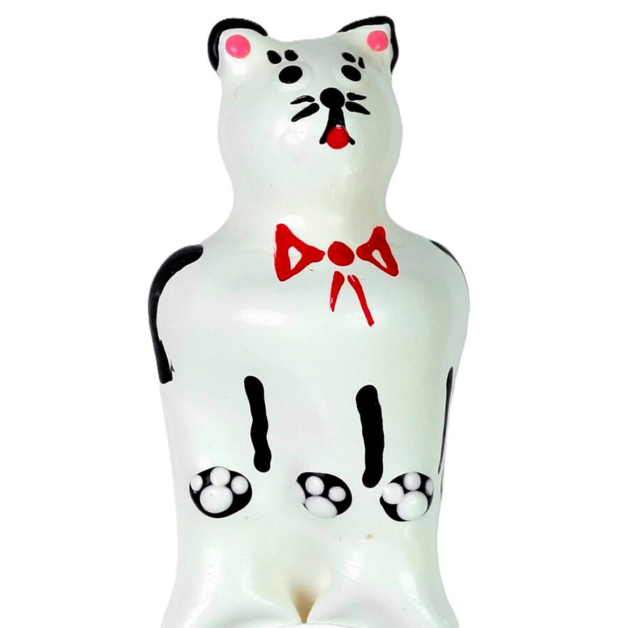 CONDOMERIE - PRESERVATIVO DECORATIVO PINTADO A MANO GATO MODELO XL CONDOMERIE