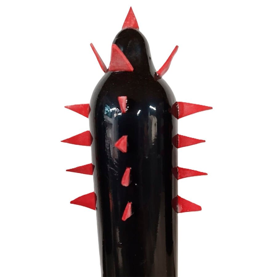 Comprar Condomerie - Preservativo Decorativo Pintado A Mano Cactus Negro Xl