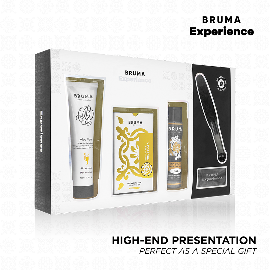 BRUMA XPERIENCE - PACK TENTACIÓN DULCE PIÑA COLADA CON POTENCIADOR DE ORGASMOS BRUMA