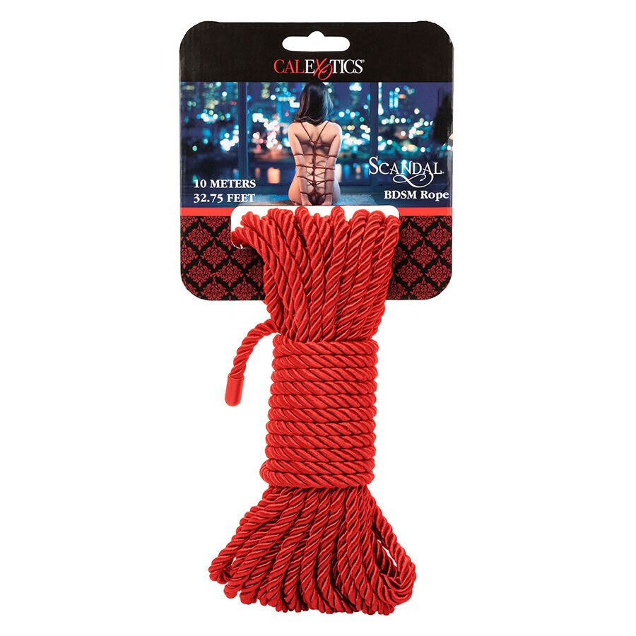 CALEXOTICS - SCANDAL CUERDA BDSM ROJA 10 M CALEXOTICS