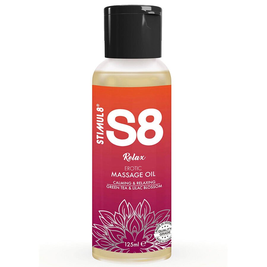 STIMUL8 - S8 RELAX ACEITE DE MASAJE TÉ VERDE 125 ML STIMUL8