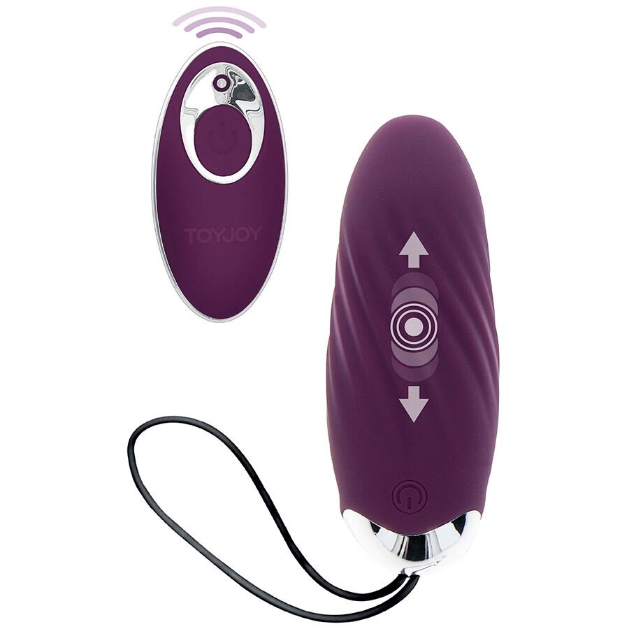 TOYJOY - HAPPINESS KNOCK KNOCK EGGSTAVAGANT VIBRADOR CON CONTROL REMOTO MORADO TOYJOY