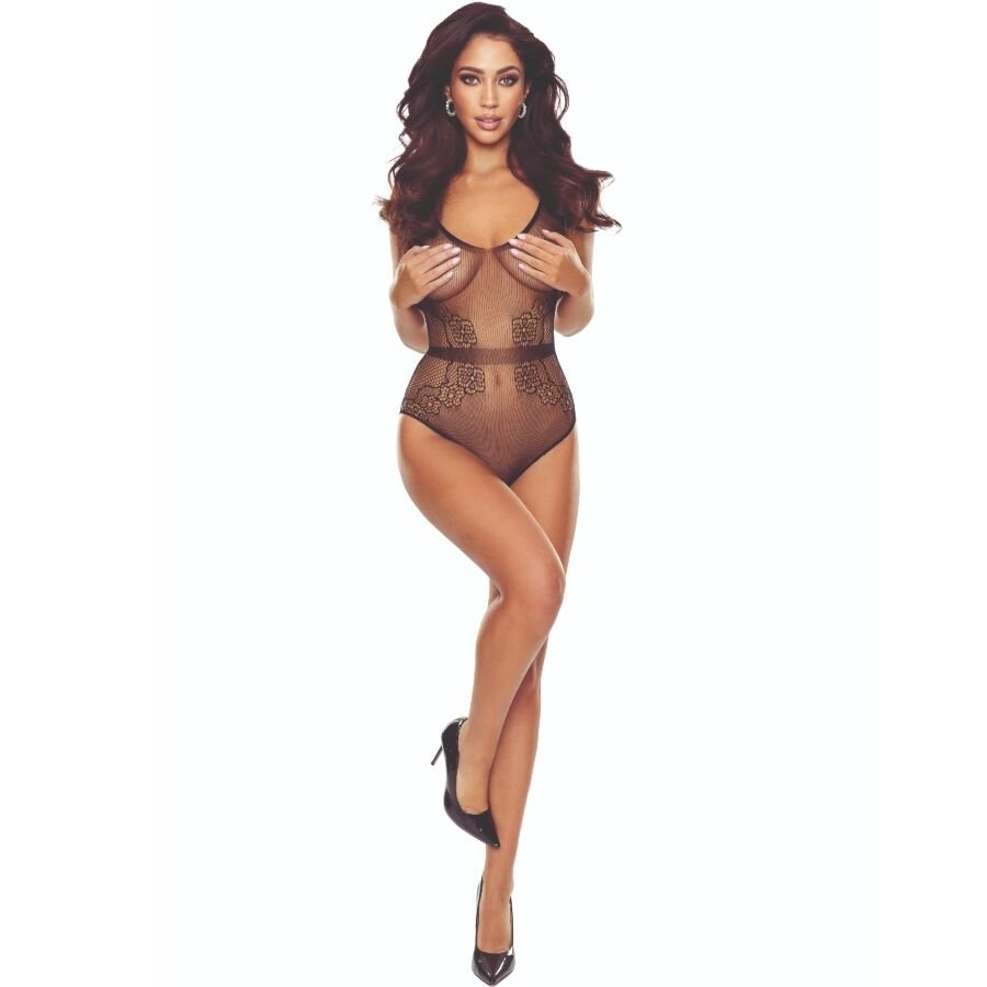 PASSION - BS115 BODYSTOCKING REJILLA NEGRO PASSION WOMAN BODYST
