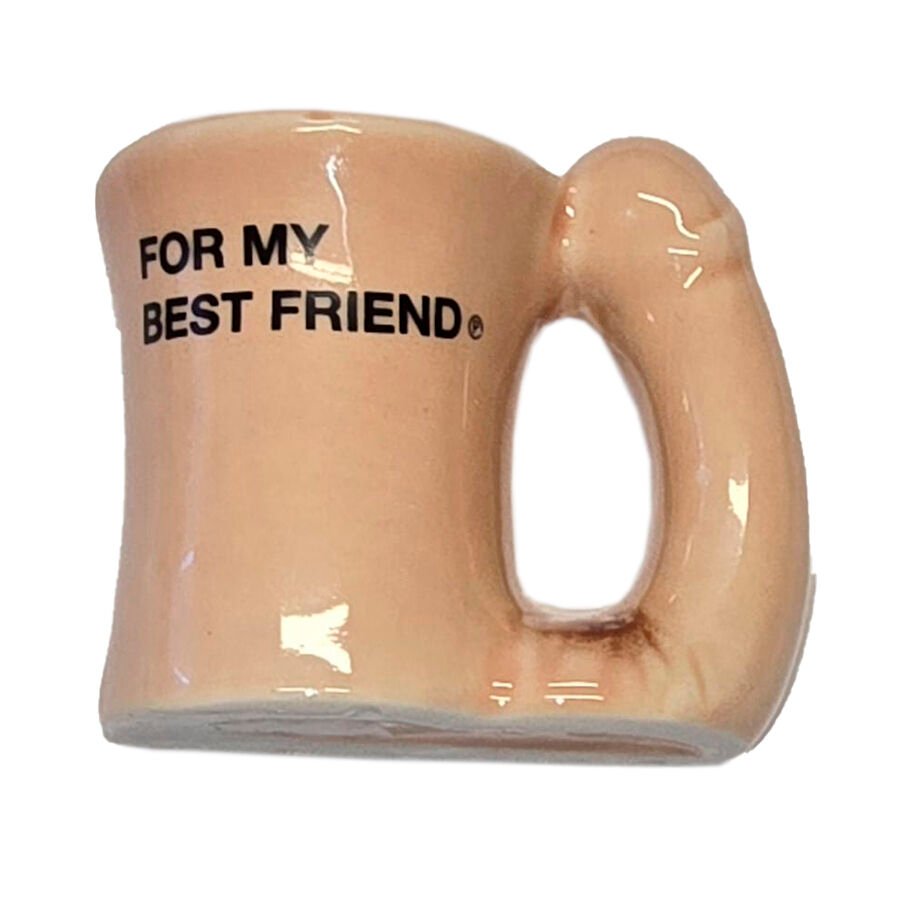 DIABLO PICANTE - IMÁN TAZA CERÁMICA CON ASA DE PENE  FOR MY BEST FRIEND  DIABLO PICANTE