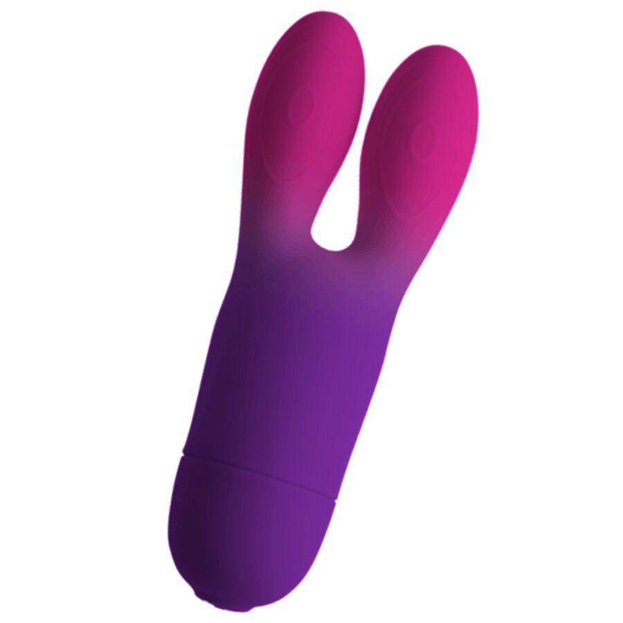 ROCKS- OFF - GLO-GIRL BUNNY VIBRADOR FLEXIBLE MORADO ROCKS-OFF