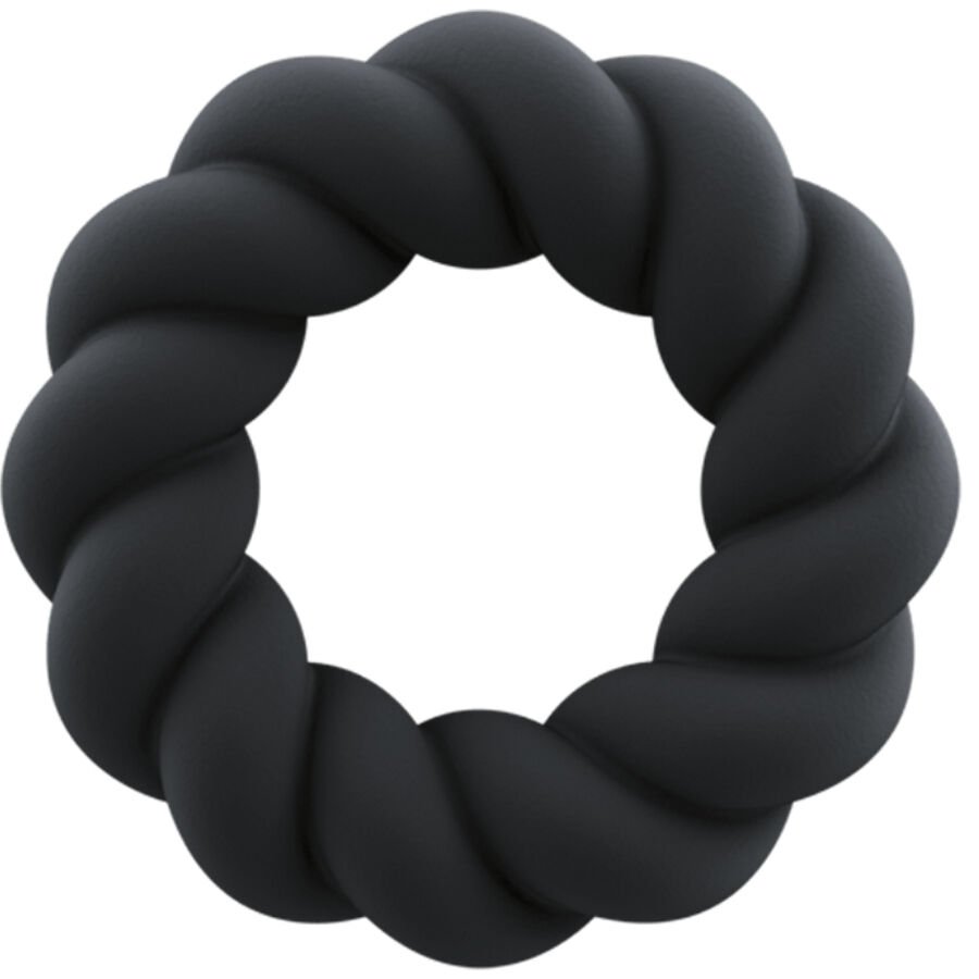 ROCKS- OFF - TWIST ANILLO MASTURBADOR SILICONA NEGRO ROCKS-OFF