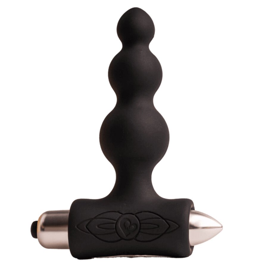 ROCKS- OFF - PETITE SENSATIONS BUBBLES PLUG ANAL VIBRADOR NEGRO ROCKS-OFF