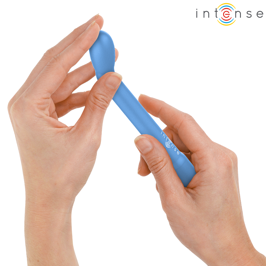 INTENSE - ESTIMULADOR PUNTO-G AZUL RECARGABLE