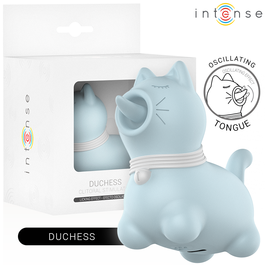 Comprar Intense - Duchess Estimulador Con Lengua Rotativa 360º Azul Intense - Duchess Estimulador Con Lengua Rotativa 360º Azul