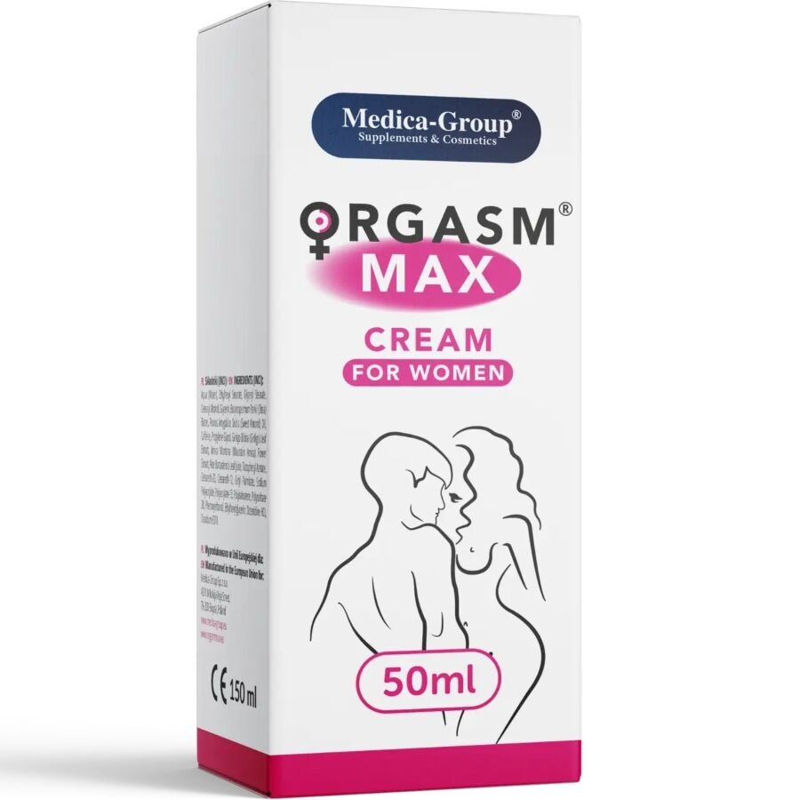 MEDICA GROUP - ORGASM MAX CREMA INTIMA PARA MUJER 50 ML