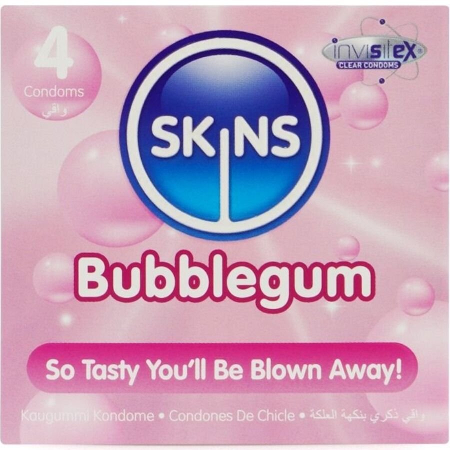 Comprar Skins - Preservativos Premium Sabor Chicle Pack 4 Skins - Preservativos Premium Sabor Chicle Pack 4