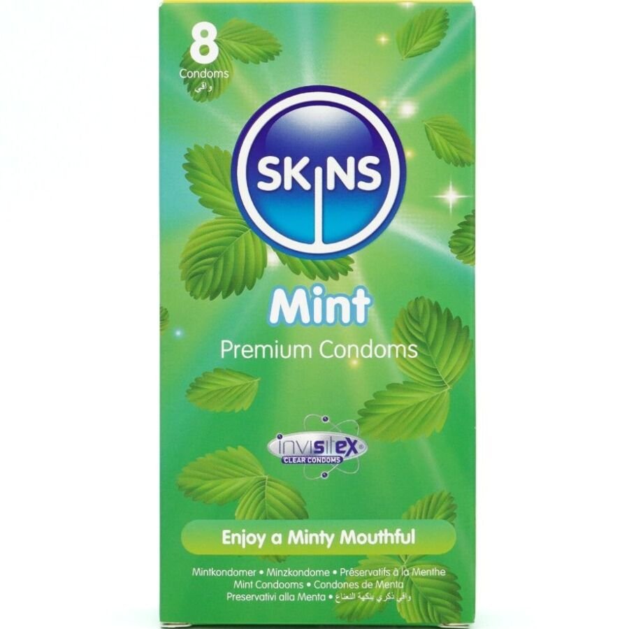Comprar Skins - Preservativos Premium Sabor Menta Pack 8 Skins - Preservativos Premium Sabor Menta Pack 8