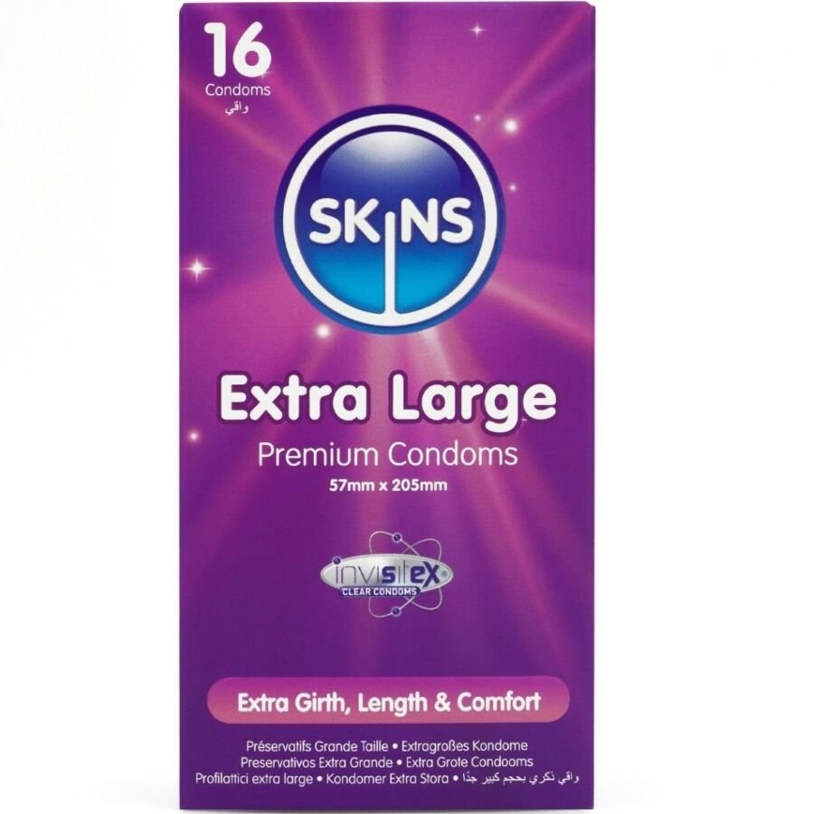 Comprar Skins - Tamaño Xl Preservativos Premium Pack 16 Skins - Tamaño Xl Preservativos Premium Pack 16
