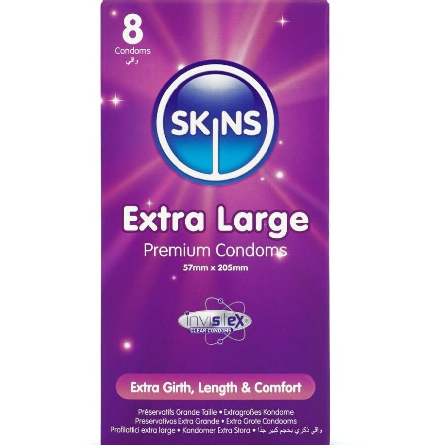 Comprar Skins - Tamaño Xl Preservativos Premium Pack 8 Skins - Tamaño Xl Preservativos Premium Pack 8