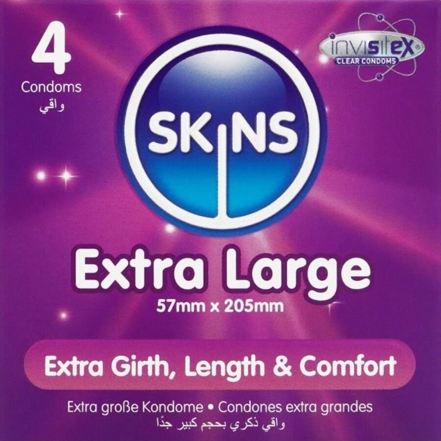 Comprar Skins - Tamaño Xl Preservativos Premium Pack 4 Skins - Tamaño Xl Preservativos Premium Pack 4