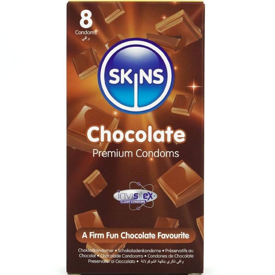 Comprar Skins - Preservativos Premium Sabor Chocolate Pack 8 Skins - Preservativos Premium Sabor Chocolate Pack 8