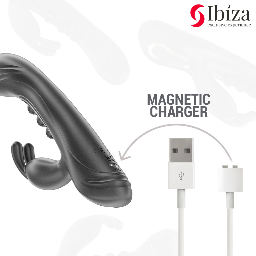 Ibiza - Vibrador Rabbit Perlas Con Pulsación IBIZA - VIBRADOR RABBIT PERLAS CON PULSACIÓN