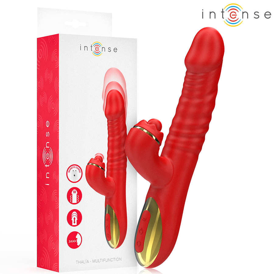 INTENSE - THALIA VIBRACIÓN & EMPUJE & ESTIMULACIÓN ROJO INTENSE FUN