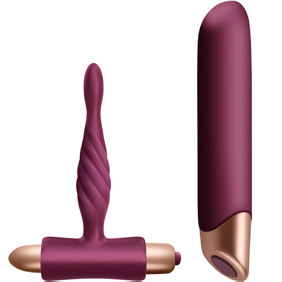 CLIMAXIMUM - RAPTURE KIT VIBRADOR CLÁSICO + PLUG ANAL PRINCIPIANTES CLIMAXIMUM