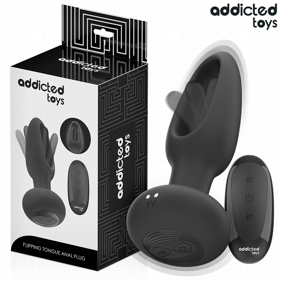Comprar Addicted Toys - Plug Anal Con Lengua Vibradora Y Control Remoto