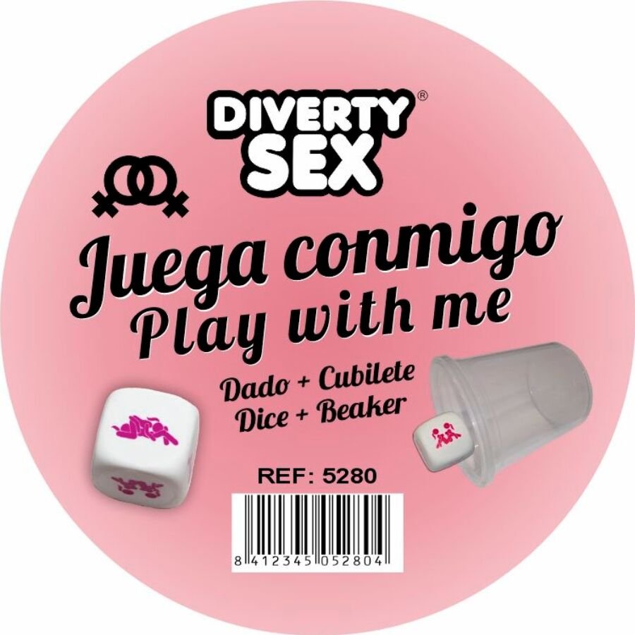 DIABLO PICANTE - DADO DURO BLANCO POSTURAS CHICAS CON CUBILETE DIABLO PICANTE