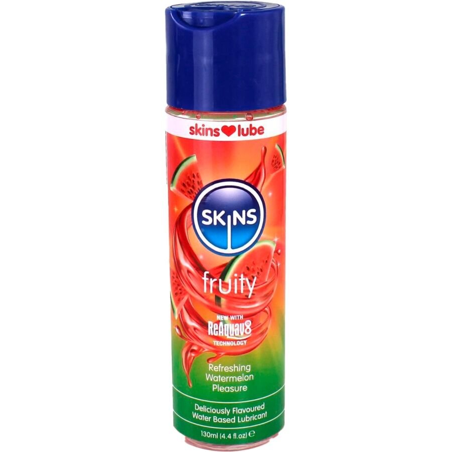SKINS - FRUITY LUBRICANTE BASE DE AGUA SANDÍA 130 ML SKINS