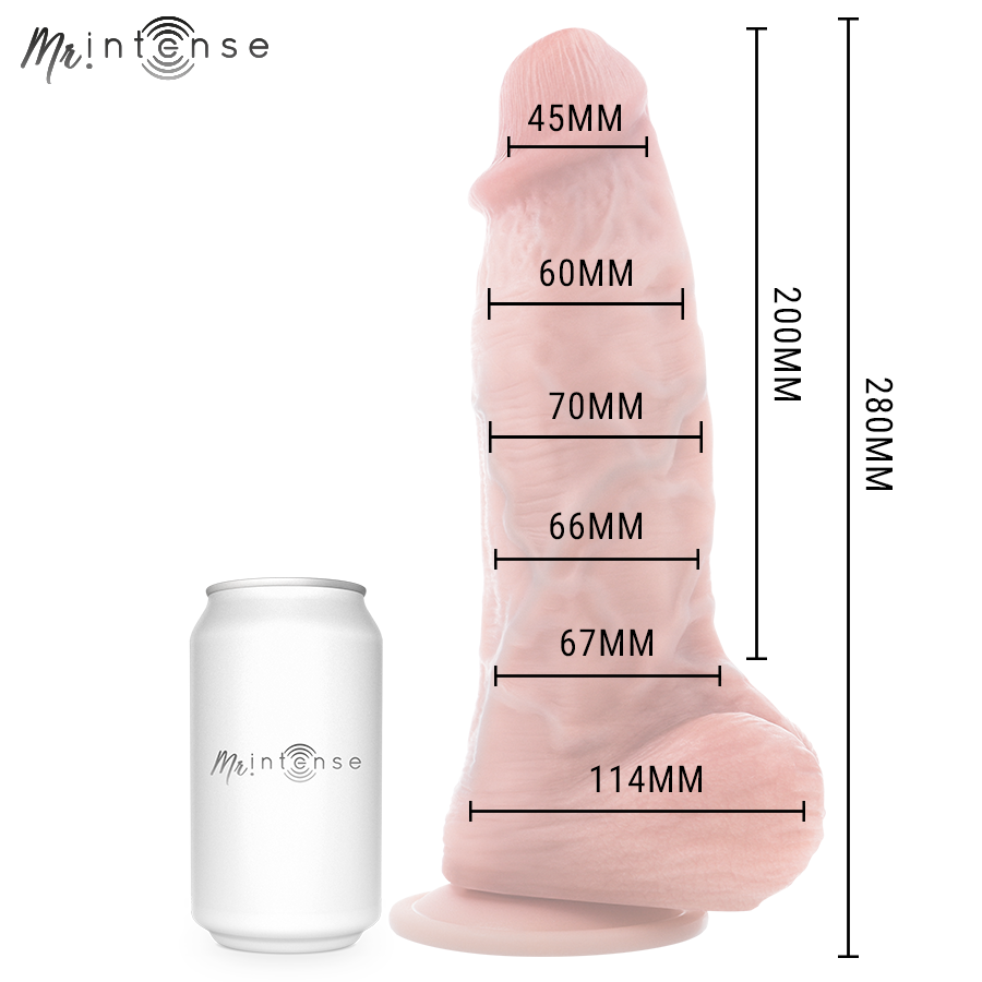 MR INTENSE - EXTRABIG SPENCER DILDO SILICONA 28 CM -Ø- 7.3 CM