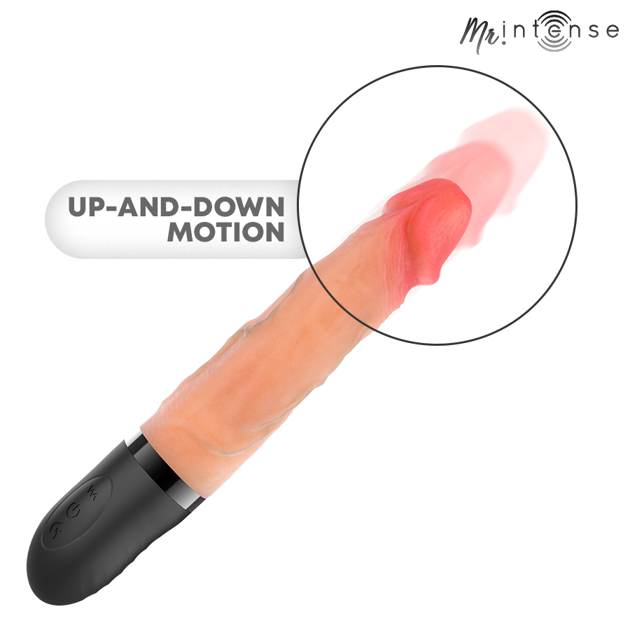 MR INTENSE - JEAN UP&DOWN VIBRATOR WITH HEAT EFFECT 24 CM -Ø- 3.8 CM