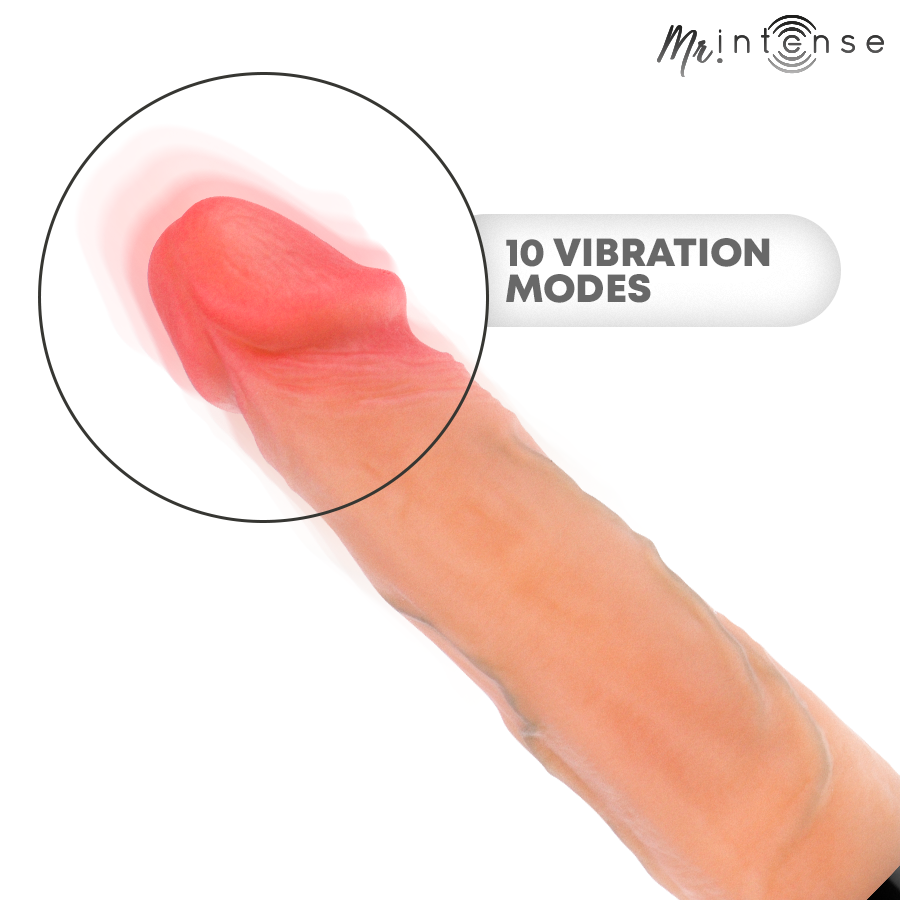 MR INTENSE - JEAN UP&DOWN VIBRATOR WITH HEAT EFFECT 24 CM -Ø- 3.8 CM