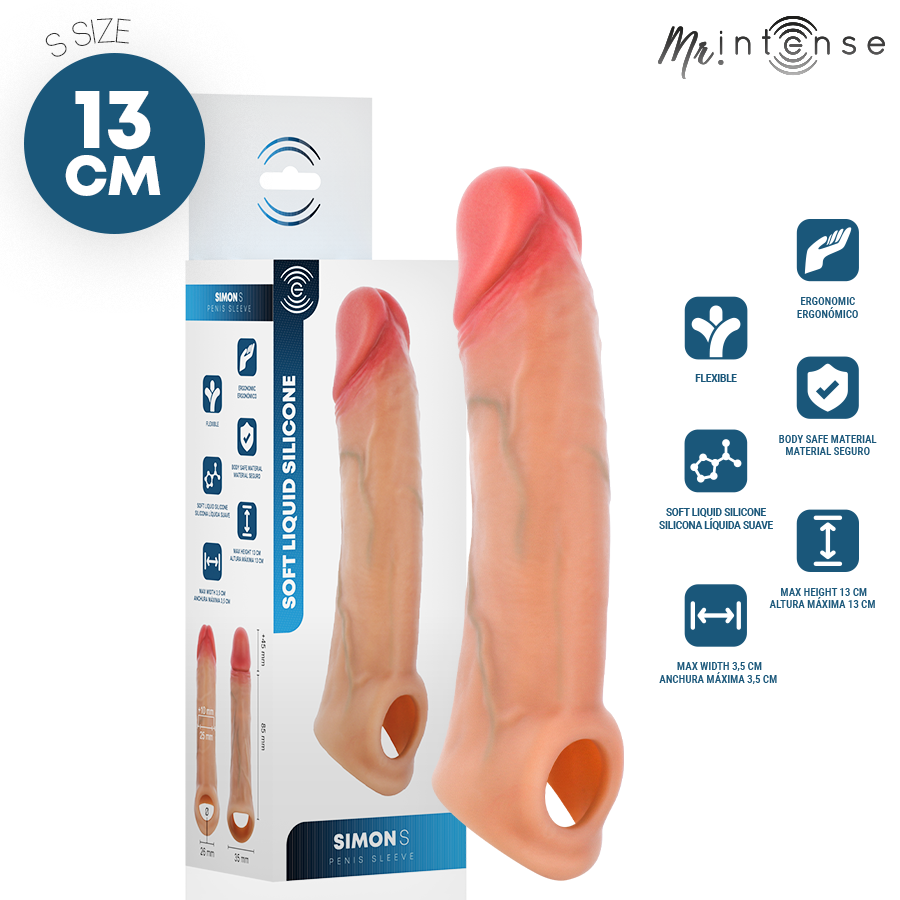 Comprar Mr Intense - Simon S Silicone Penis Cover 13 Cm -ø- 4 Cm