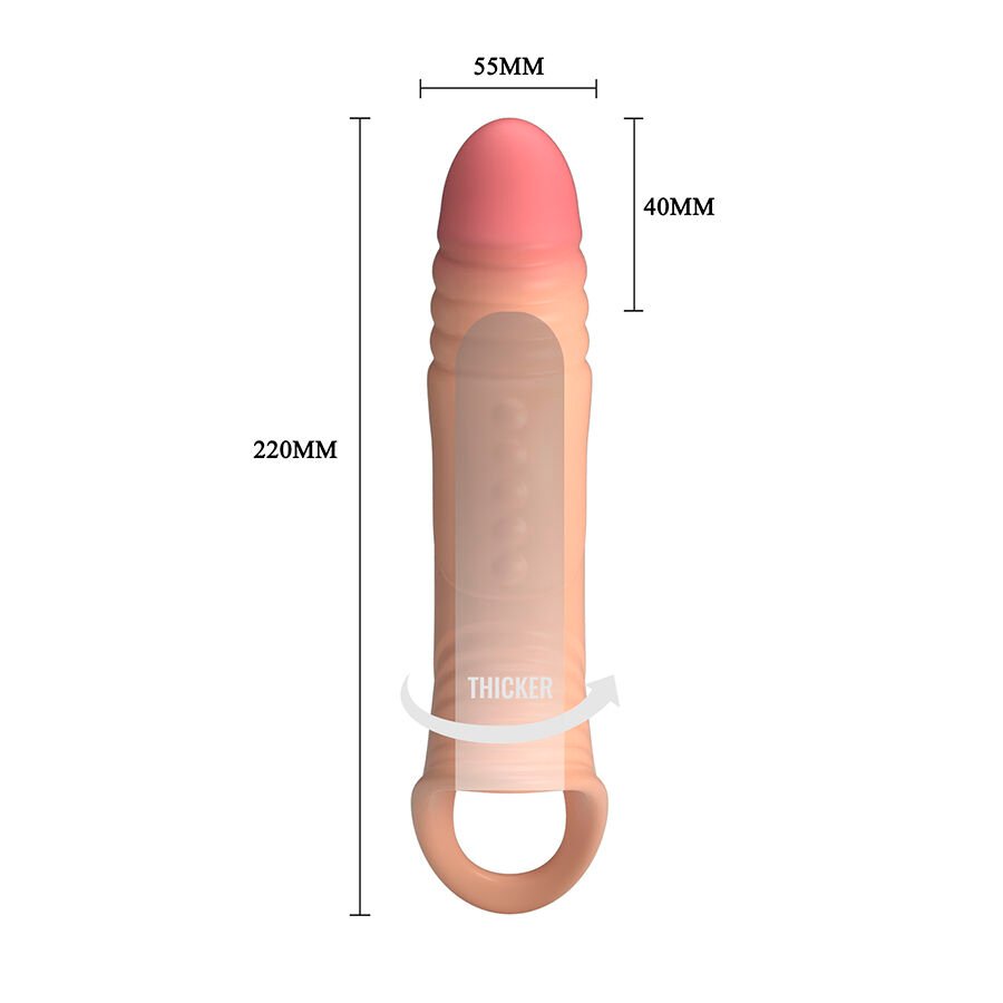 PRETTY LOVE - FUNDA PARA PENE CON VIBRACIÓN INTEGRADA