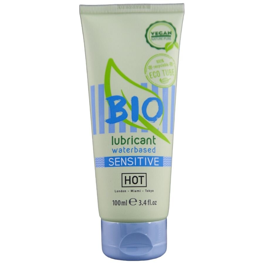 Hot - Bio Lubricant Lubricante Bio Base Agua Sensible 100 Ml