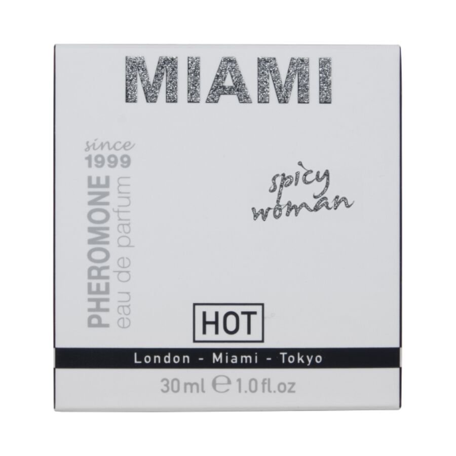 HOT - PERFUME CON FEROMONAS MIAMI SPICY MUJER 30 ML