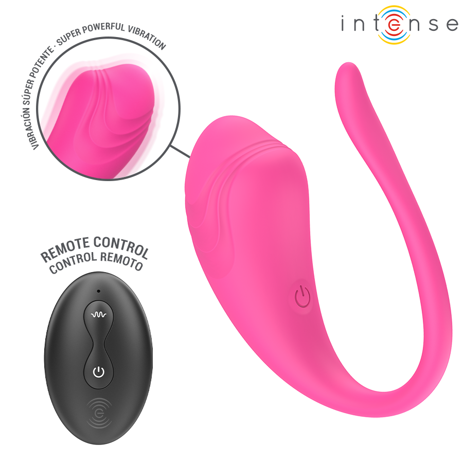 INTENSE - OLIVIA HUEVO VIBRADOR ROSA CONTROL REMOTO