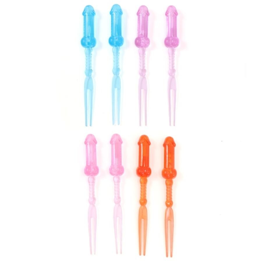 Comprar Diablo Picante - Pinchos De Pene De Colores 8 Unidades