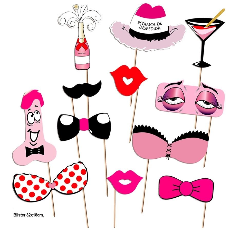 Diablo Picante - Photocall Fiestas Modelo 1 - 12 Unidades