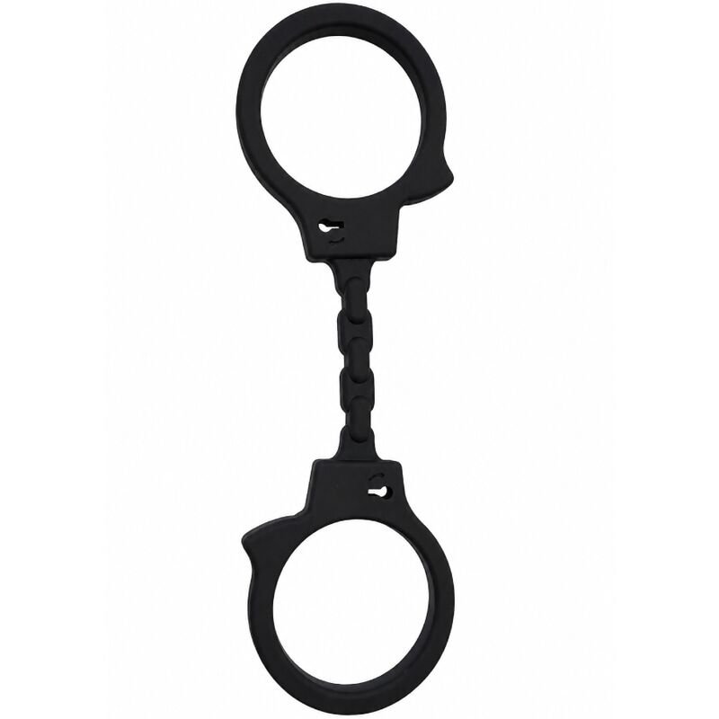 DIABLO PICANTE - SILICONE HANDCUFFS BLACK DIABLO PICANTE