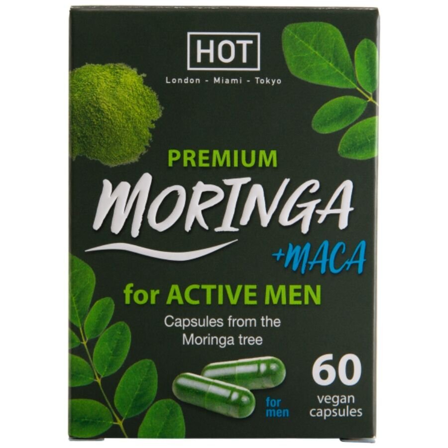 HOT - MORINGA MEN CAPS MAN 60 UNITS