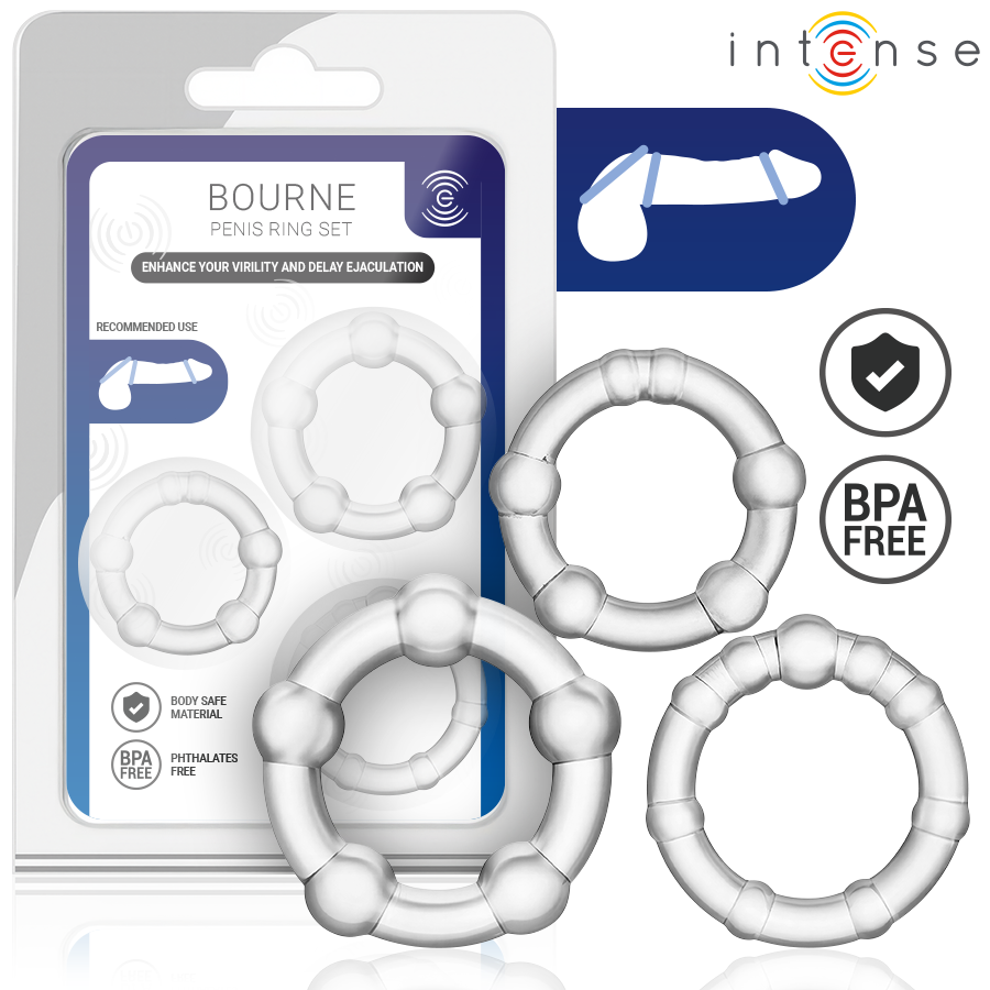 Comprar Intense - Bourne Set Of 3 Penis Ring