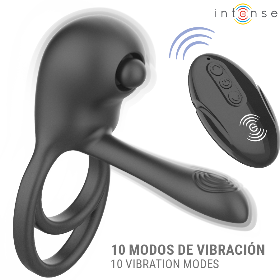 INTENSE - SPIKE REMOTE CONTROL VIBRATING PENIS RING