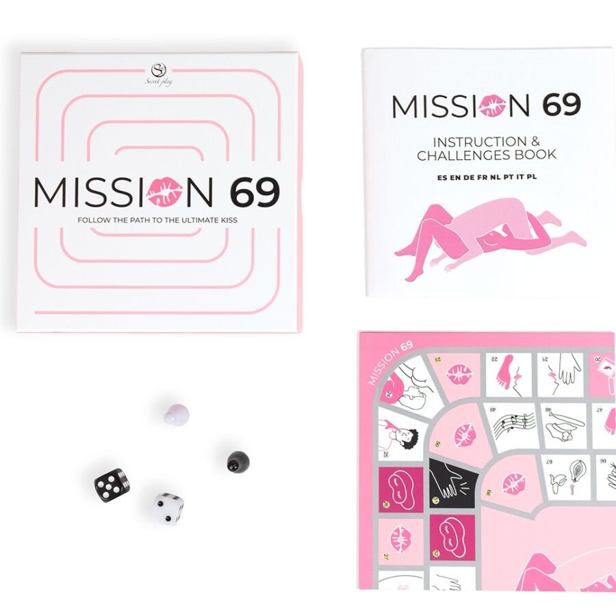 SECRET PLAY - BOARD GAME FOR COUPLES  MISSION 69 
