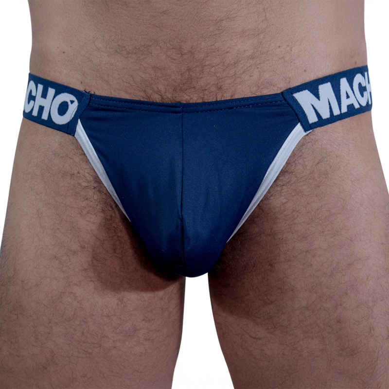 MACHO - MCH011 DARK BLUE SIDE SLIP L MACHO UNDERWEAR