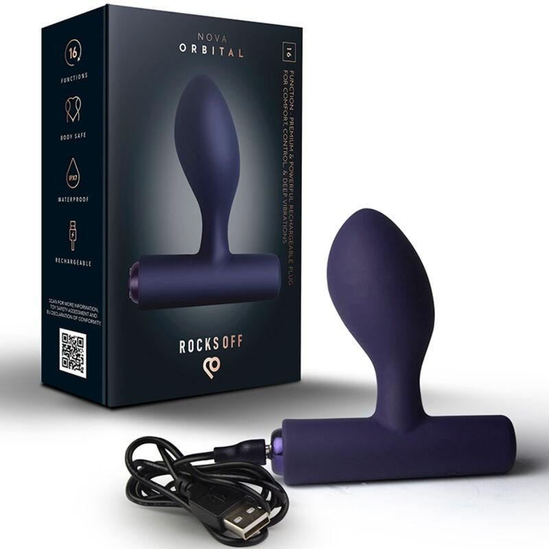 Comprar Rocks-off - Nova Orbital Rechargeable Premium & Powerful Anal Plug 16 Function Blue