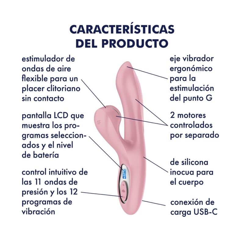 SATISFYER - PRO+ G-SPOT GENERATION 2 PINK