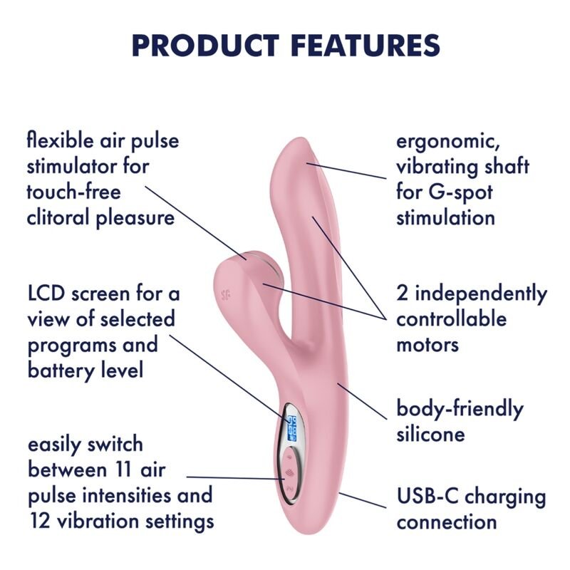SATISFYER - PRO+ G-SPOT GENERATION 2 PINK