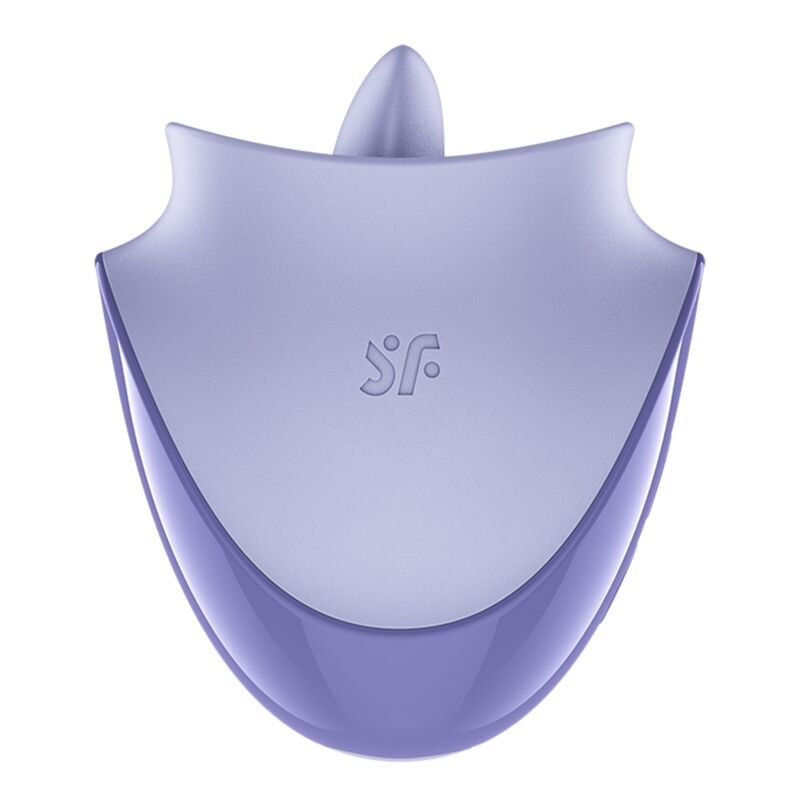 SATISFYER - TONGUE DANCER CLITORAL STIMULATOR WITH VIBRATION AND PULSATIONS LILAC