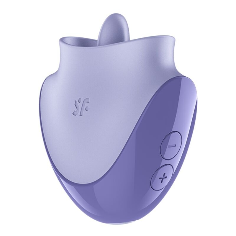 SATISFYER - TONGUE DANCER CLITORAL STIMULATOR WITH VIBRATION AND PULSATIONS LILAC SATISFYER VIBRATOR