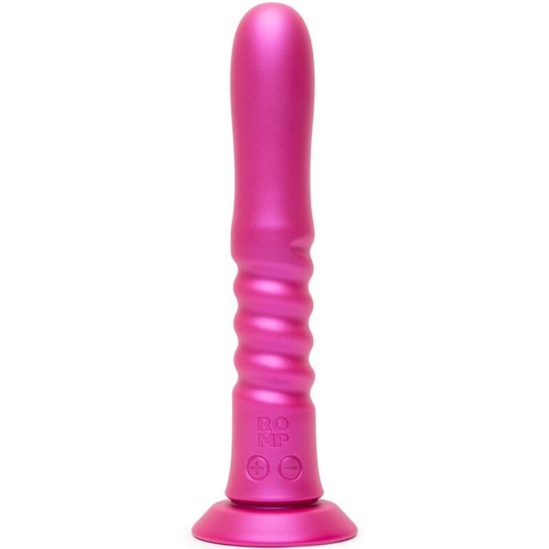 ROMP - JIGGLE UP AND DOWN VIBRATOR WITH PINK SUCTION CUP ROMP